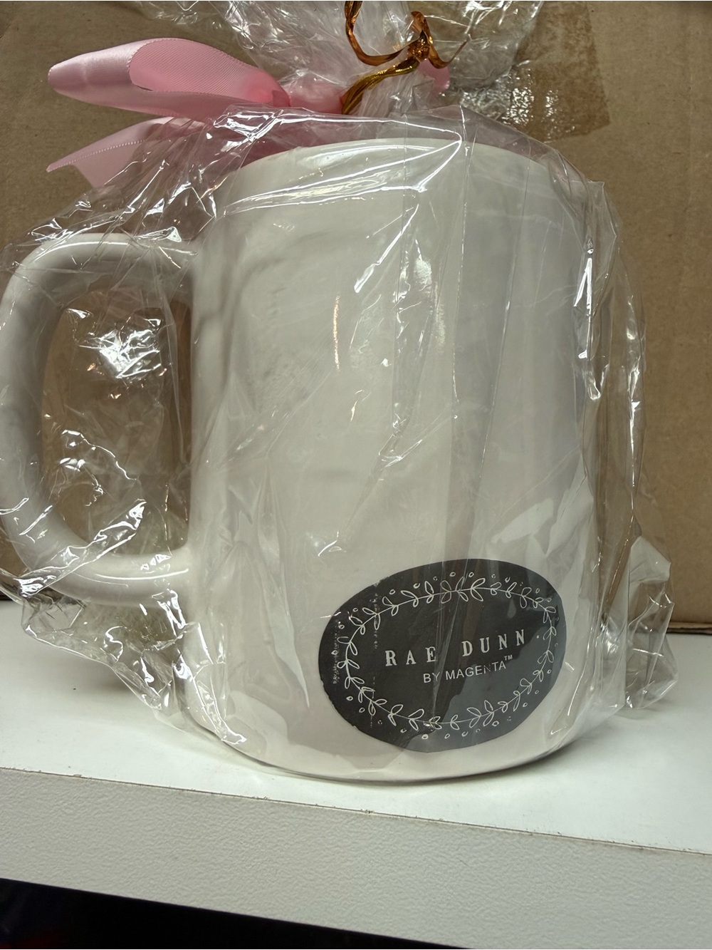 Rae Dunn Pink Lettering 'Mom To Be' Ceramic Mug - Picture 4 of 4